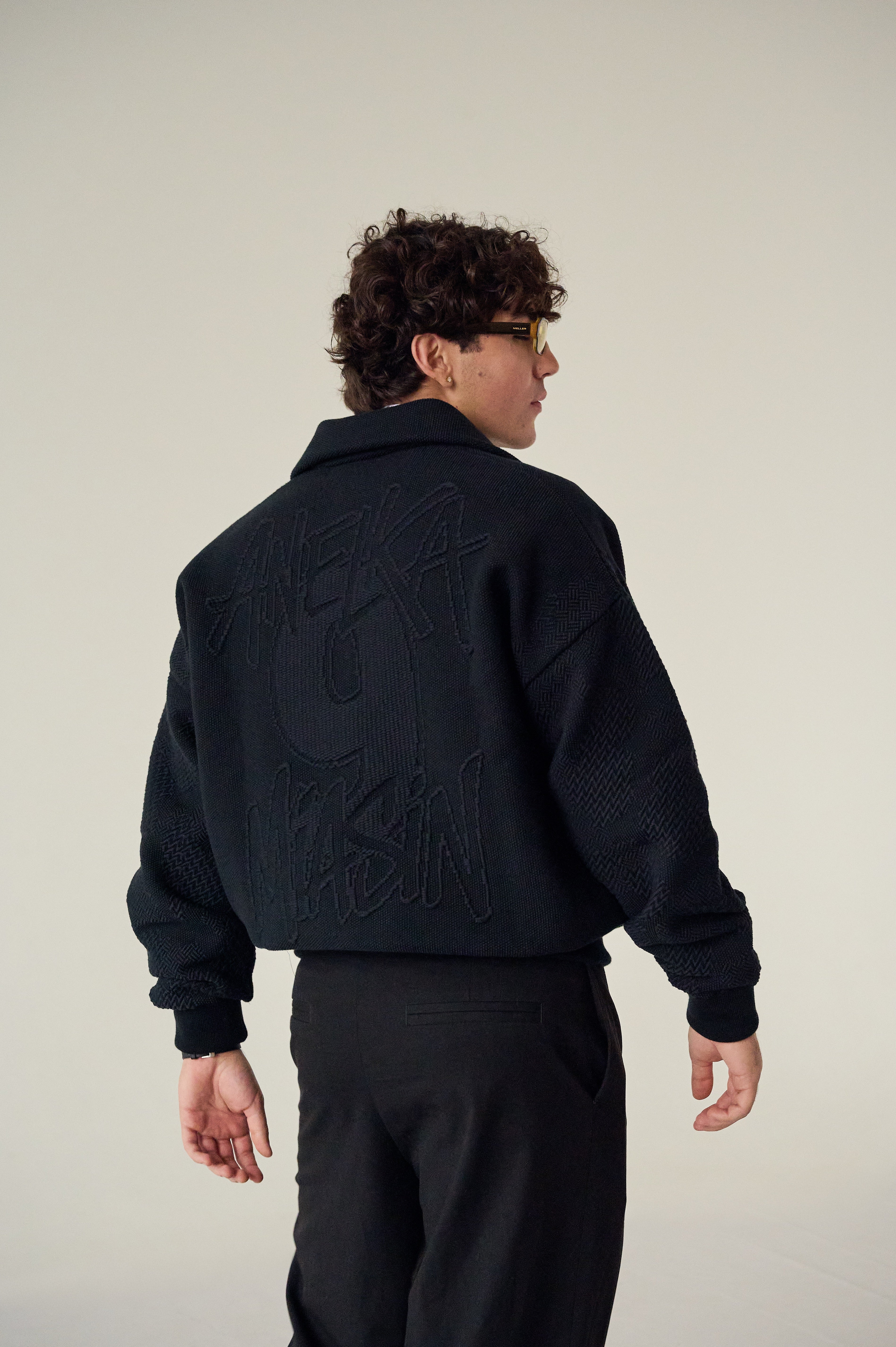 Kamo Varsity Jacket Black