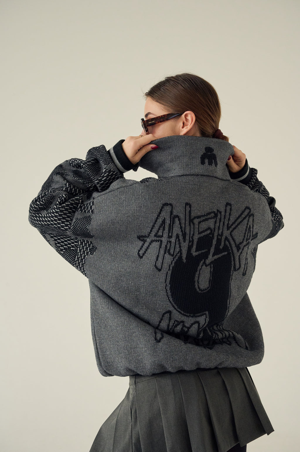 Kamo Varsity Jacket Grey