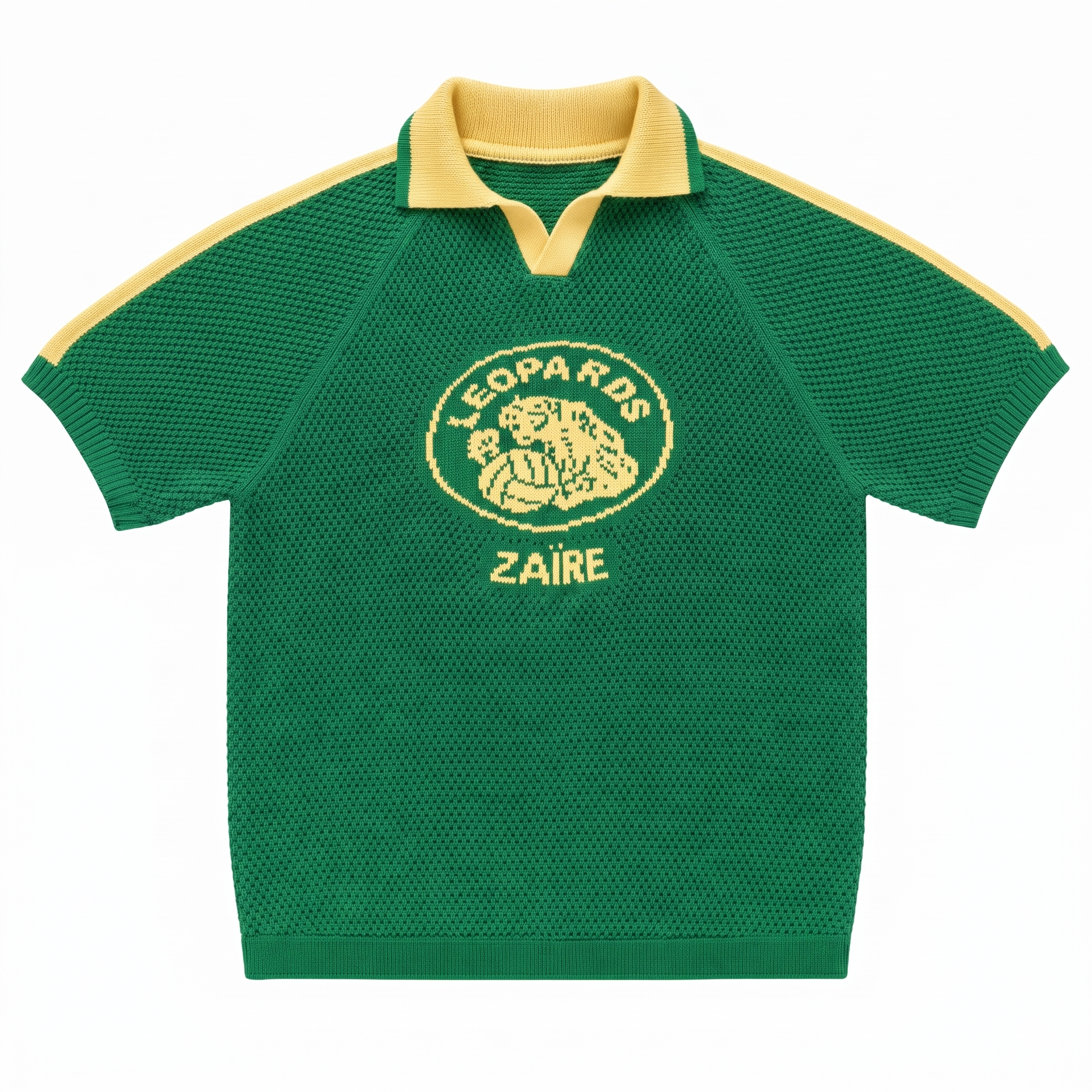 RDC Moneytime green polo knit