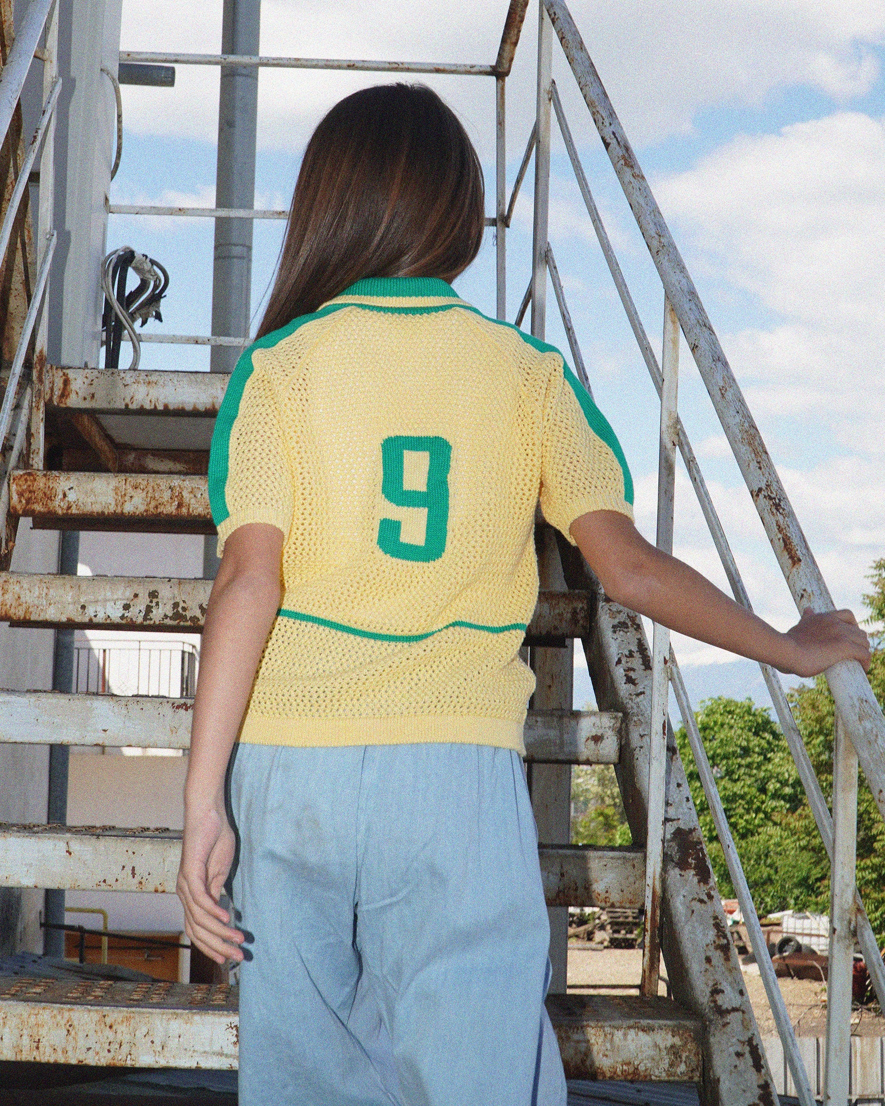 BRAZIL kid polo knit