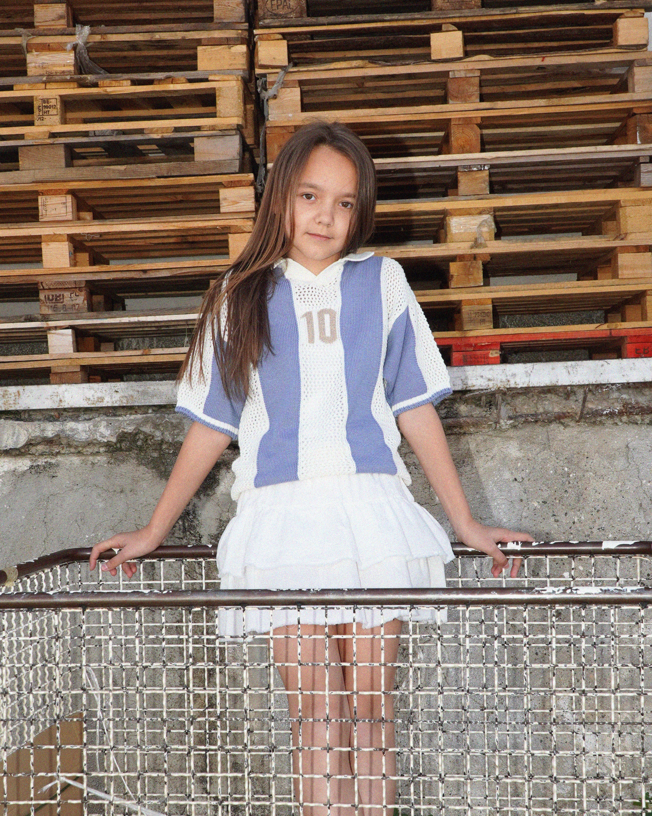 ARGENTINA kid polo knit