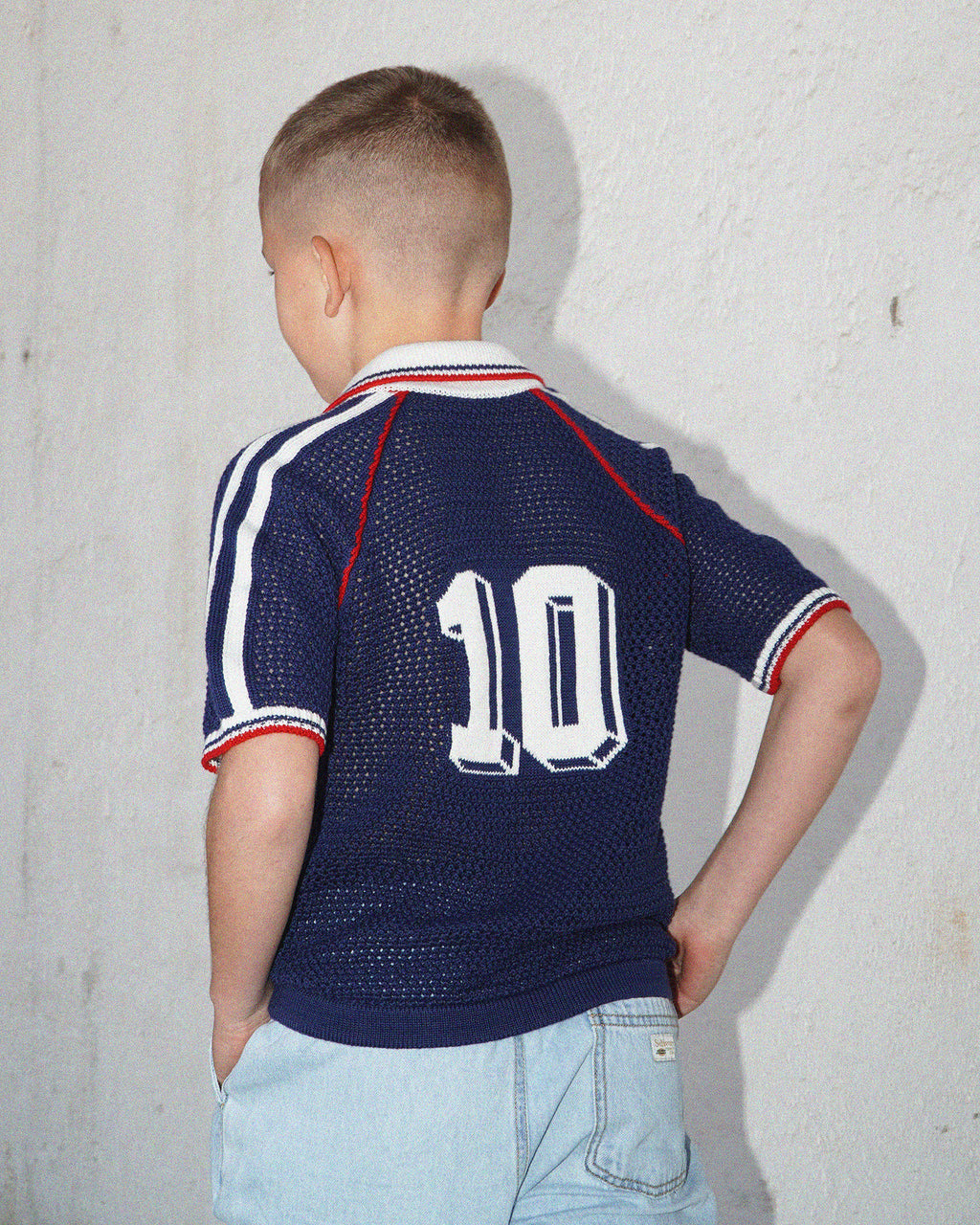 FRANCE kids' polo knit