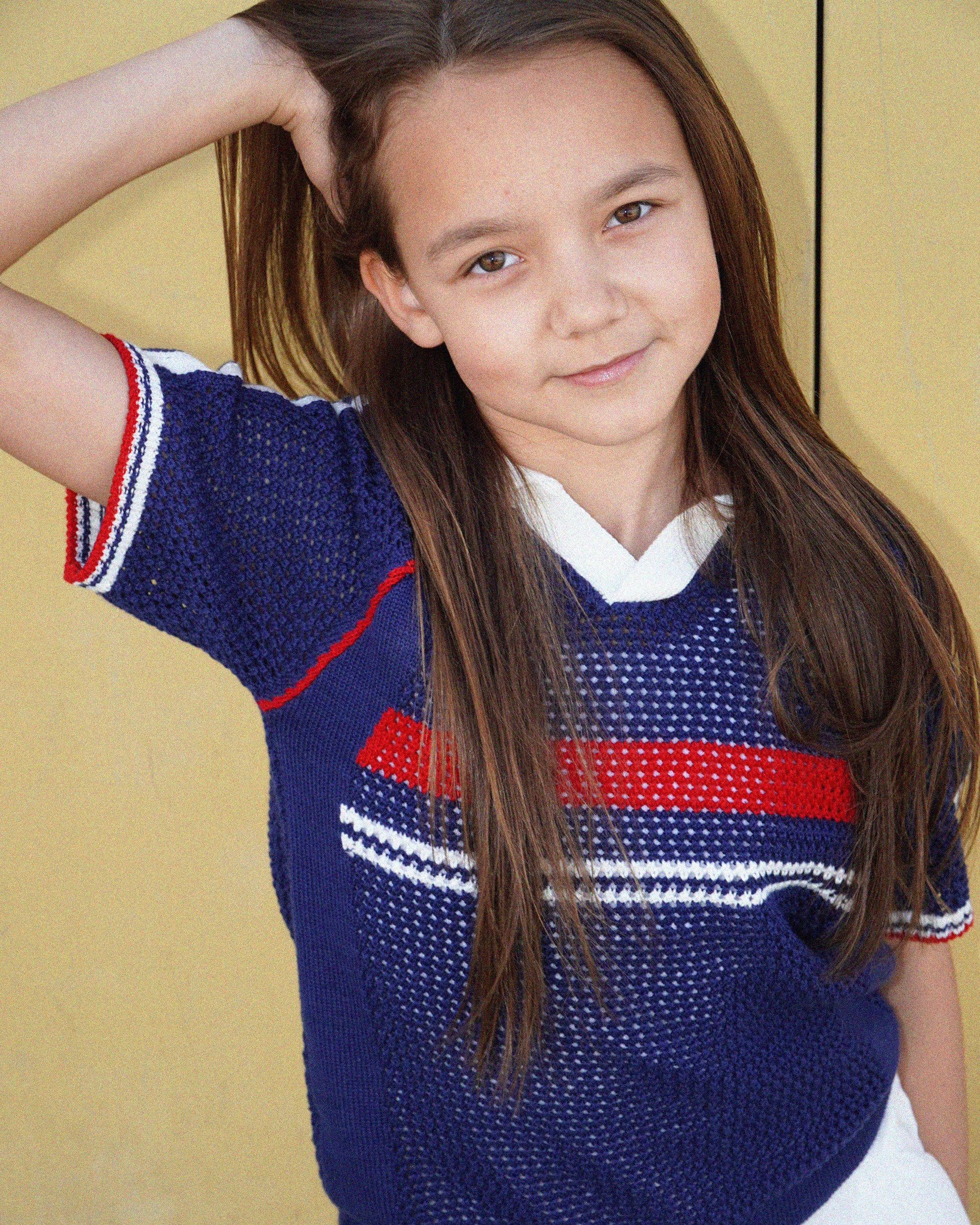 FRANCE kid polo knit