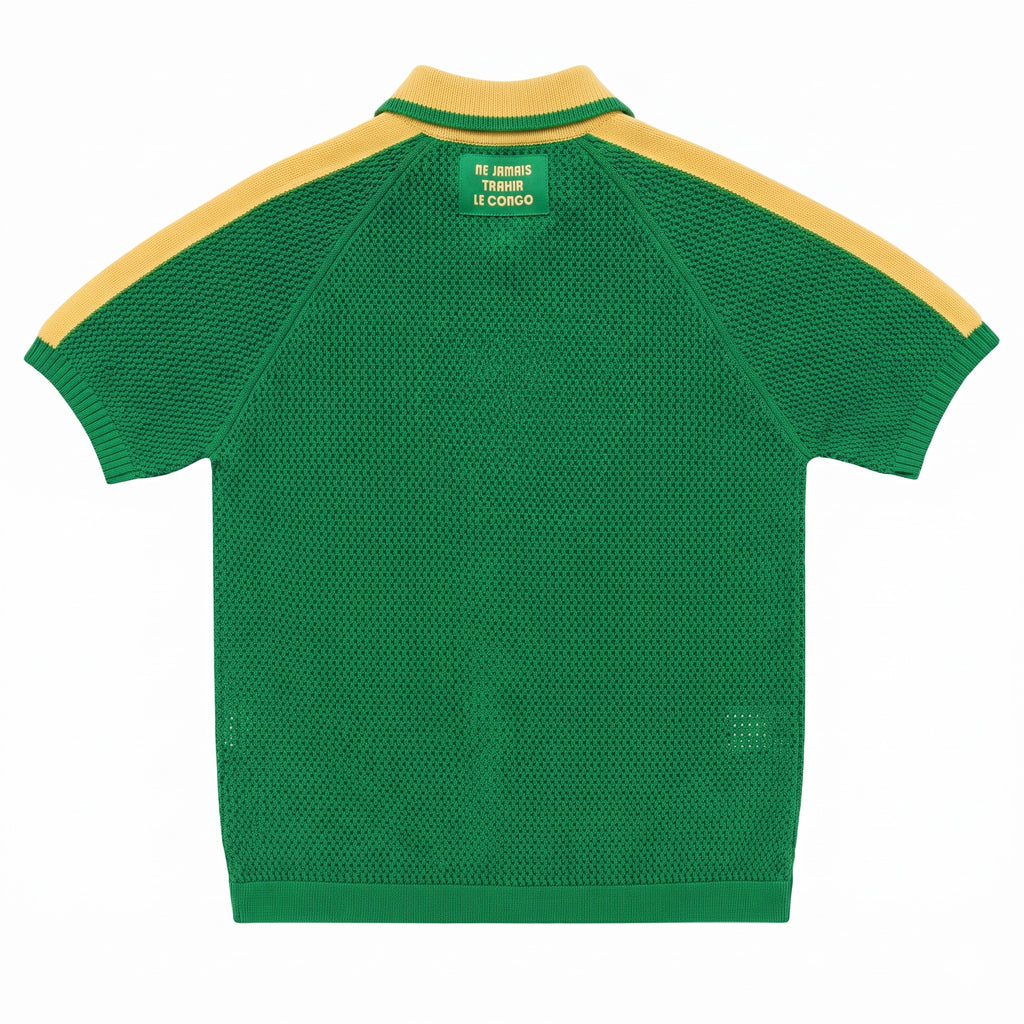 RDC Moneytime green polo knit