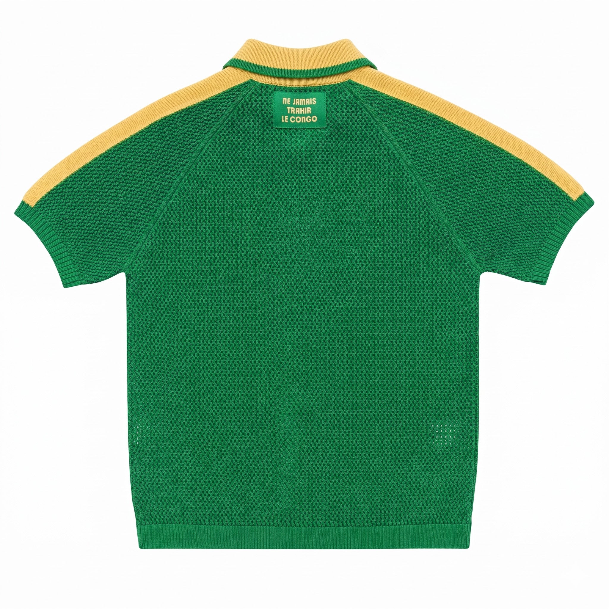 RDC Moneytime green polo knit